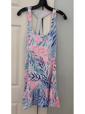 Lilly Pulitzer Luxletic  Knee Length Athletic Dress Size Medium